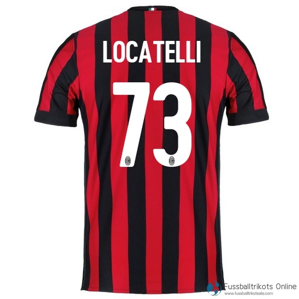 AC Milan Trikot Heim Locatelli 2017-18 Fussballtrikots Günstig